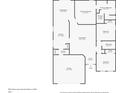 Detailed floor plan outlining room dimensions and layout of the home at 7940 Fashion Loop, New Port Richey, FL 34654