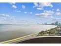 Beautiful water view of the city skyline from a high-rise balcony at 2413 Bayshore Blvd # 1404, Tampa, FL 33629