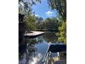Private dock with access to the waterway at 707 George S St, Tarpon Springs, FL 34688