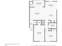 Floor plan showing a 2 bed, 1 bath condo with living room, kitchen, and screened patio at 275 114Th N Ave # 2, St Petersburg, FL 33716