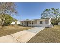 Ranch style home with a long driveway and neat landscaping at 4404 Terry Loop, New Port Richey, FL 34652