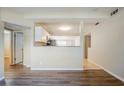 Bright living room with new laminate floors and open floor plan at 1542 39 S St, St Petersburg, FL 33711