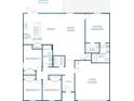 Detailed floor plan showcasing the layout with bedrooms, kitchen, and great room at 22492 Provance Ave, Port Charlotte, FL 33954