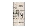 Floorplan showing a living room, dining area, kitchen, and bathroom at 6167 Calle Ochoa St, Zephyrhills, FL 33542