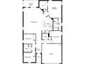 Detailed floor plan showcases a spacious layout with four bedrooms, two bathrooms, and a great room at 6531 Tortoise Trl, Parrish, FL 34219