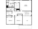Second-floor plan with primary bedroom, bath, additional bedrooms, laundry, and loft at 6606 Tortoise Trl, Parrish, FL 34219