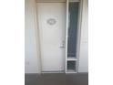 Condo front door numbered 207, features pet door at 8111 Lakewood Main St # 207, Lakewood Ranch, FL 34202