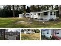 Exterior shots showing the homes with outdoor living spaces on a spacious lot at 6017 Countryman Ln, New Port Richey, FL 34652