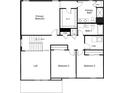 Second-floor plan features primary bedroom, two additional bedrooms, two bathrooms, laundry, walk-in closet and loft at 10955 Bluestem Cv, Parrish, FL 34219