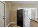 Kitchen featuring stainless steel refrigerator and modern finishes at 2500 Erie S St, St Petersburg, FL 33712