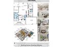 Layout of the 2384 Model with 4 bedrooms, 2 bathrooms, 3 car garage, and 2,384' living area at 24440 Kingsway Cir, Punta Gorda, FL 33983