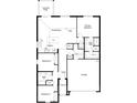 Layout featuring an open kitchen, spacious great room, primary bedroom, and a two car garage at 6322 Burning Opal Bnd, Land O Lakes, FL 34638