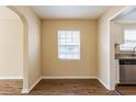 Cozy dining room featuring neutral walls and updated wood flooring at 2333 33Rd S St, St Petersburg, FL 33712