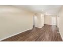 Spacious living room featuring new wood floors, neutral paint, and ample space at 626 Belleview Blvd, Clearwater, FL 33756