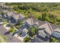 Expansive aerial shot showcasing property, roofline, driveway and neighborhood at 8035 St Simons St # 8035, University Park, FL 34201