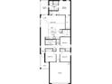 Open-concept floor plan featuring a kitchen, great room, primary suite, and additional bedrooms at 11621 Firespike St, Riverview, FL 33578
