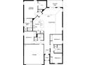 Floor plan featuring a spacious layout with a primary suite, a great room, and a covered patio at 6330 Burning Opal Bnd, Land O Lakes, FL 34638