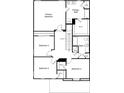 Upstairs floor plan featuring the primary bedroom, three additional bedrooms, and two full bathrooms at 9418 Sandy Bluffs Cir, Parrish, FL 34219