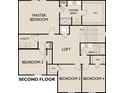 Floor plan showing Primary bedroom, 3 bedrooms, 2 baths, a utility room, and loft at 14673 Italy Ave, Dade City, FL 33523