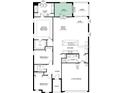Detailed floor plan showcasing a Primary bedroom, two additional bedrooms, den, lanai, and a two-car garage at 2083 Sulstone Dr, Punta Gorda, FL 33983
