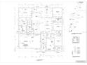 Detailed floor plan with dimensions, layout of rooms, and plumbing riser diagram at 2116 Rio De Janeiro Ave, Punta Gorda, FL 33983
