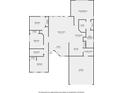 Detailed floor plan outlining the layout of the home, including room dimensions and locations at 11212 3Rd E Ave, Bradenton, FL 34212