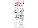 Detailed floor plan showcasing the layout of this house, including living areas, bedrooms, kitchen, and garage at 3142 Torta Ct, Bradenton, FL 34211