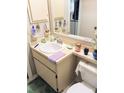 Bathroom vanity with cabinet and sink at 6640 121St Ave # 1, Largo, FL 33773