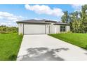 Beautiful one-story home with a well-manicured lawn and attached two-car garage at 4798 Jody Ave, North Port, FL 34288