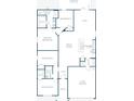 Detailed floor plan showcasing the layout of the home with bedrooms, kitchen, and living areas at 12368 Piping Plover Ave, Weeki Wachee, FL 34614