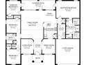 Four-bedroom, two-bathroom home with open floor plan at 12283 Ipswich Sparrow Rd, Weeki Wachee, FL 34614