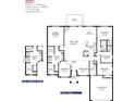 Spacious four-bedroom home layout featuring a two-car garage and a vaulted ceiling at 10387 Mahoning Ave, Weeki Wachee, FL 34614