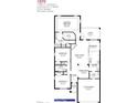 Detailed floor plan showcasing three bedrooms, two bathrooms, a Primary suite, and an open-concept living area at 4889 Sutherland St # Lot 53, Spring Hill, FL 34609