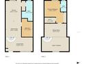 Detailed floor plan showcasing the layout of the home's two floors at 8309 Oakgren Rd, Brooksville, FL 34601