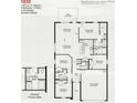 Detailed floor plan showcases a 1,635 sq ft home with 4 bedrooms, 2 baths, elevated ceilings, and 2 car garage at 5461 Ocean Breeze Dr, Spring Hill, FL 34609