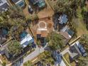 Aerial view showing a house's location in a residential neighborhood at 1815 Craven Dr, Seffner, FL 33584