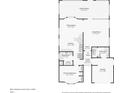 Detailed floor plan of the home, showcasing the layout of the primary bedroom, living spaces, bathrooms, and garage at 6621 La Mesa Rd, Land O Lakes, FL 34637