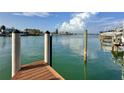 Scenic view from a private dock, showcasing beautiful waterfront scenery and calm waters at 320 Palm Ne Is, Clearwater Beach, FL 33767