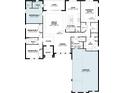 Four-bedroom, three-bathroom home with open floor plan and lanai at 13378 Amargo Ct, Venice, FL 34293
