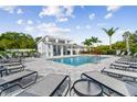 Enjoy resort-style living with this community pool and lounging area at 334 Via Anina Dr, Sarasota, FL 34243