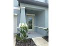 Close up of a home's front door, featuring a covered porch at 3522 N Maryland Ave, Plant City, FL 33565