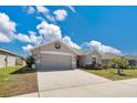 Charming single-story home boasts a two-car garage, well-kept lawn, and tropical landscaping in a desirable neighborhood at 11820 Stone Pine St, Riverview, FL 33569