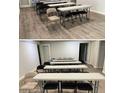 Open workspace area with rows of tables and chairs at 227 Central Ave, Sarasota, FL 34236