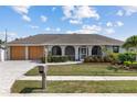 Beautiful home with a well-maintained lawn and complemented by a freshly paved driveway and walkway at 567 Whippoorwill Dr, Venice, FL 34293