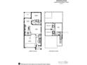 Floor plan showcases the layout of a two-story home including bedrooms, kitchen, Gathering room, lanai, and garage at 7930 Chandler Lake Ct, Hudson, FL 34667
