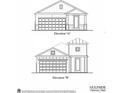 Elevations A and B showcase exterior designs for a home with a 2-car garage and distinct architectural details at 7979 Chandler Lake Ct, Hudson, FL 34667