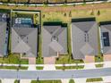 Aerial view showcasing multiple homes and community layout at 5735 Shorebird Br, Land O Lakes, FL 34638