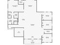 Detailed floor plan showcasing the layout of the home, including room dimensions and closet locations at 159 Antilla Dr, Rotonda West, FL 33947