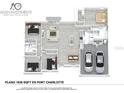 Detailed floor plan showcasing the layout of this 1636 square foot home at 2082 Winningway St, Port Charlotte, FL 33948