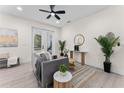 Comfortable living room featuring stylish furniture, neutral tones, and a bright ambiance at 2503 Dumont Ln, North Port, FL 34286